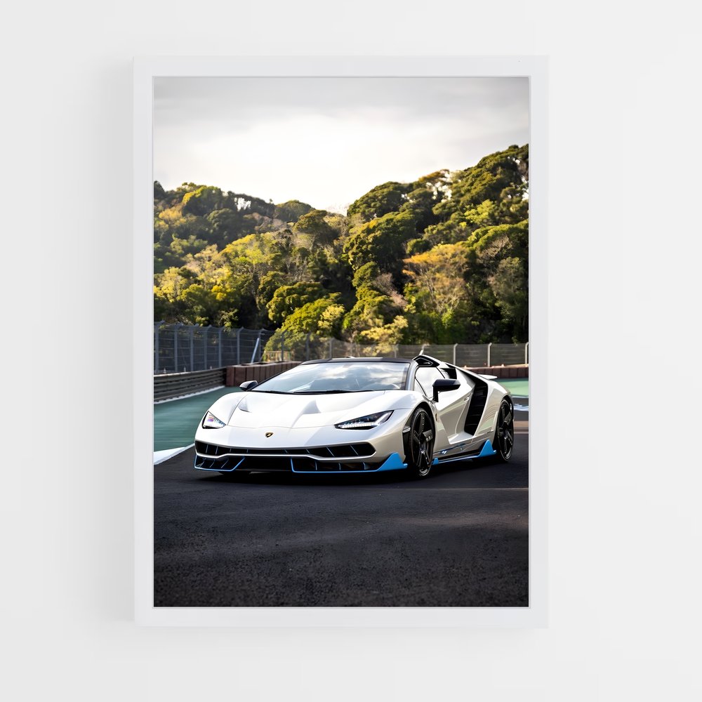 Poster Roadster Éblouissant – affiche Lamborghini (vue 3)